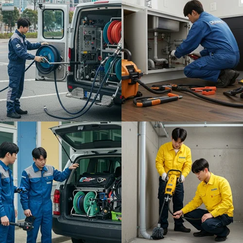 가운동 싱크대막힘 역류 전문가가 바로 출동