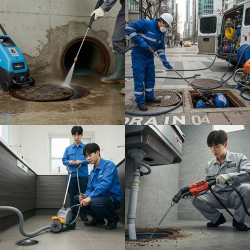 가운동 싱크대막힘 역류 전문가가 바로 출동