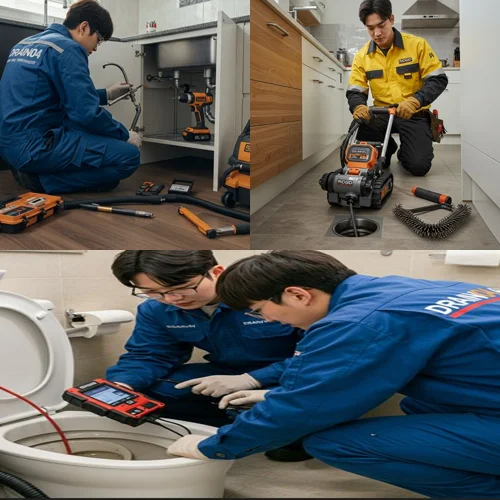 가운동 싱크대막힘 역류 전문가가 바로 출동