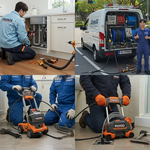 오남읍 하수구 막힘 배수구 묵은 때까지 싹 제거