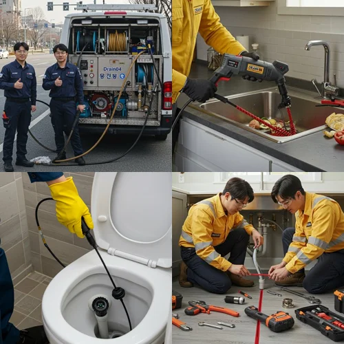 수석동 싱크대막힘 역류 묵은 때까지 싹 제거
