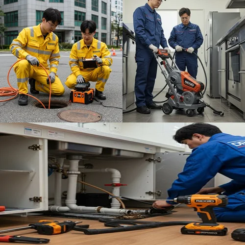 일패동 싱크대막힘 역류 통수 원스톱으로 해결