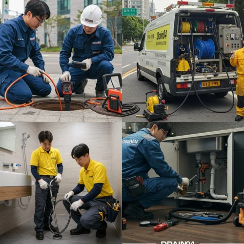 오남읍 하수구 막힘 배수구 묵은 때까지 싹 제거