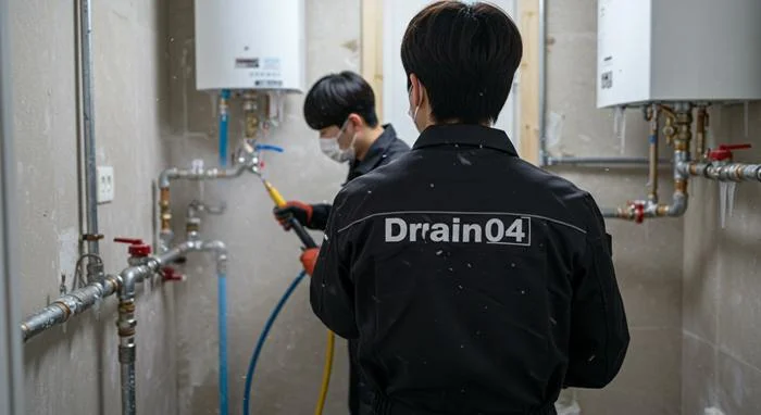 별내동 수도관 동방 하수구 꽁꽁 언 하수관 해결사