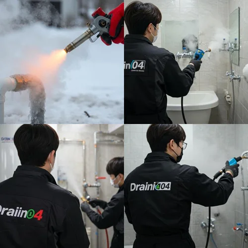 와부읍 수도관 동파 하수구 얼어붙은 하수도 문제 해결