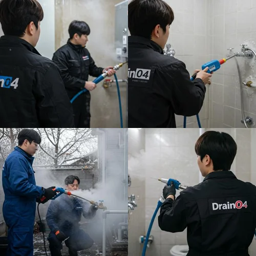 남양주시 언수도 녹임 하수구 언 수도 녹여 하수구 뚫어