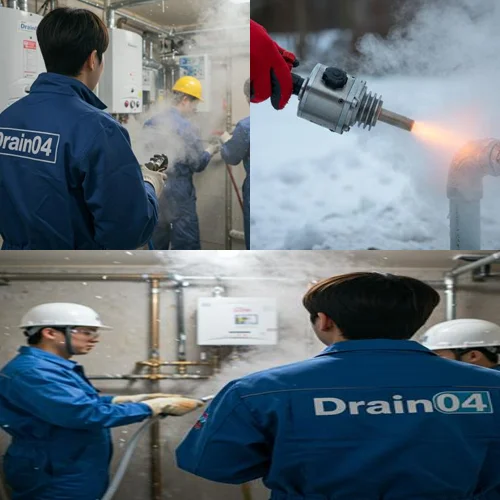 남양주시 언수도 녹임 하수구 언 수도 녹여 하수구 뚫어