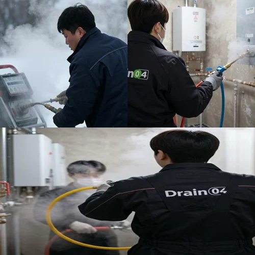 일패동 수도관 동파 하수구 겨울철 하수구 막힘 해결