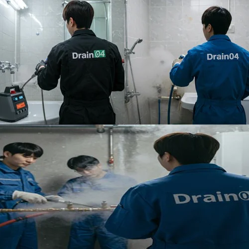 일패동 수도관 동파 하수구 겨울철 하수구 막힘 해결