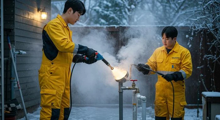 퇴계원면 수도 동파 녹임 해빙 꽁꽁 언 배관 문제 해결사