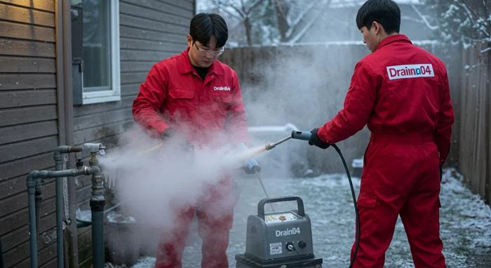 별내동 언 수도 녹임 해빙 업체 빠르게 녹여서 복구 완료