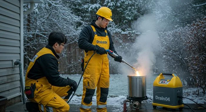 별내동 언 수도 녹임 해빙 업체 빠르게 녹여서 복구 완료