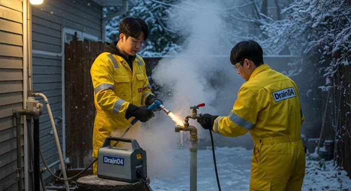 남양주 평내동 언 수도 녹임 해빙 업체 꽁꽁 언 하수도 완벽 복구