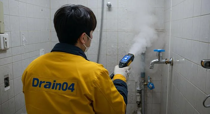 남양주 언수도 녹임 하수구 꽁꽁 언 수도 하수구 해결