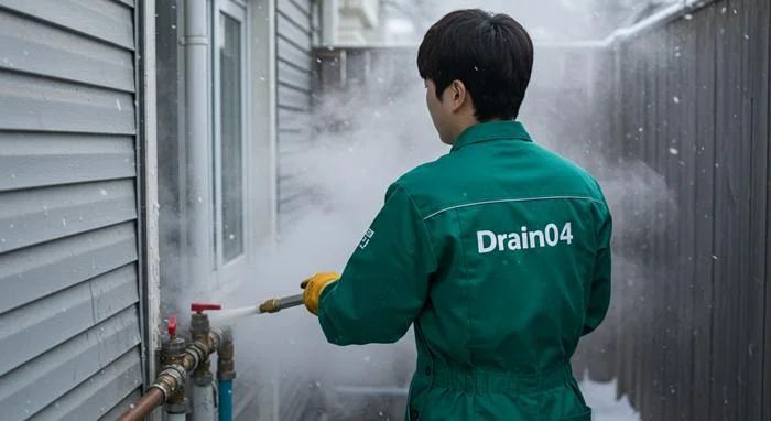 이패동 언 수도 녹임 해빙 업체 하수구 막힘 동파 해결사