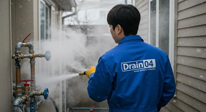 남양주 언수도 녹임 하수구 수도관 해빙과 하수구 통수