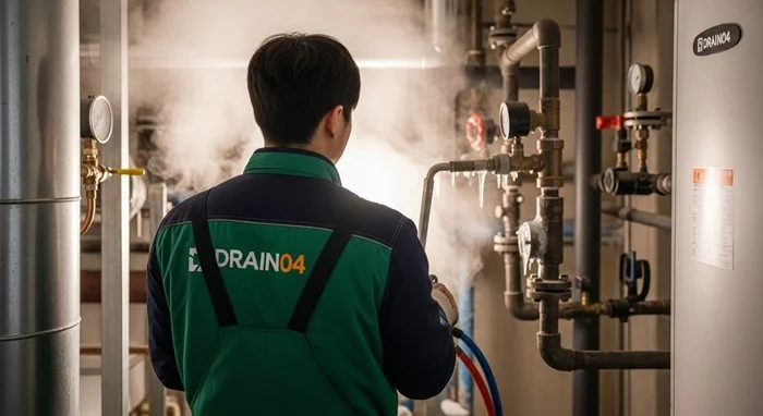 수동면 해빙 하수도 배관 업체 동파 피해 완벽하게 복구