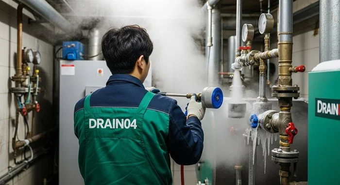 수동면 해빙 하수도 배관 업체 동파 피해 완벽하게 복구