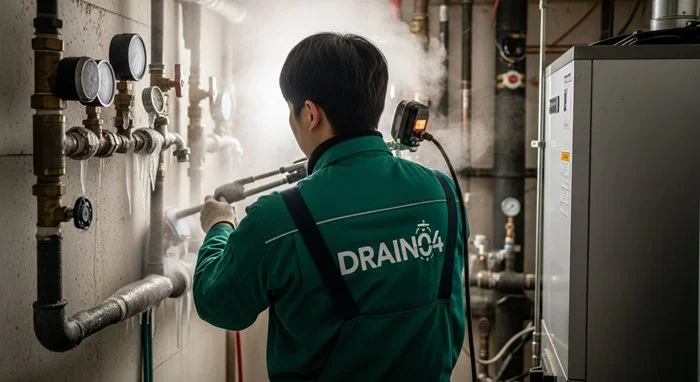 이패동 해빙 하수도 배관 업체 꽁꽁 언 하수도도 뚫어