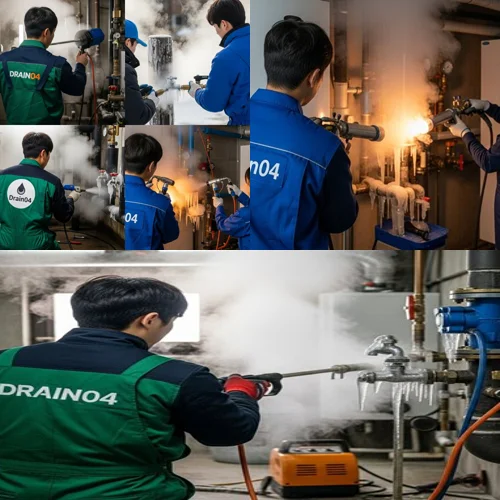 퇴계원면 수도관 동파 하수구 녹임 기술 끝판왕이 해결