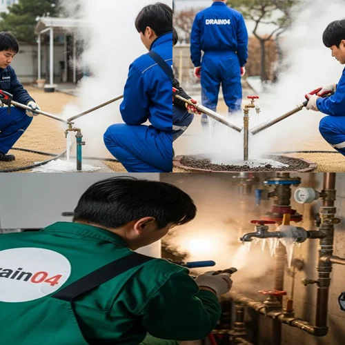 퇴계원면 언 수도 녹임 해빙 업체 녹여서 역류 문제 해결