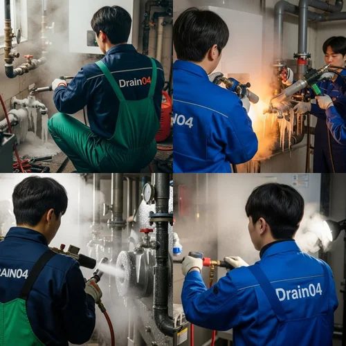 퇴계원면 언 수도 녹임 해빙 업체 녹여서 역류 문제 해결