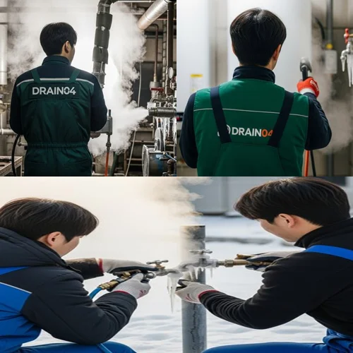 퇴계원면 언 수도 녹임 해빙 업체 녹여서 역류 문제 해결