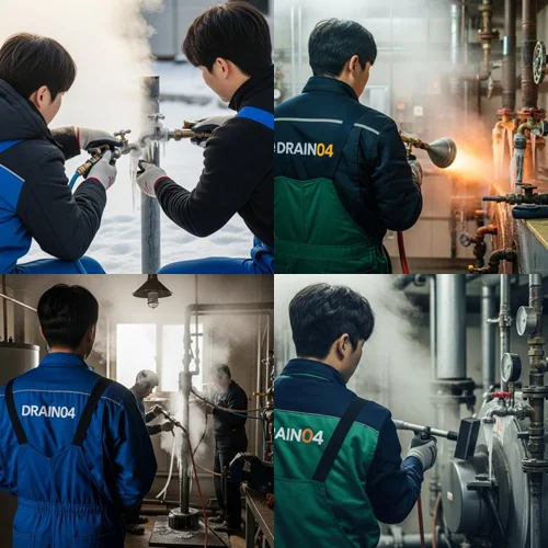 남양주시 해빙 하수도 배관 업체 꽁꽁 언 배관을 녹여드립니다