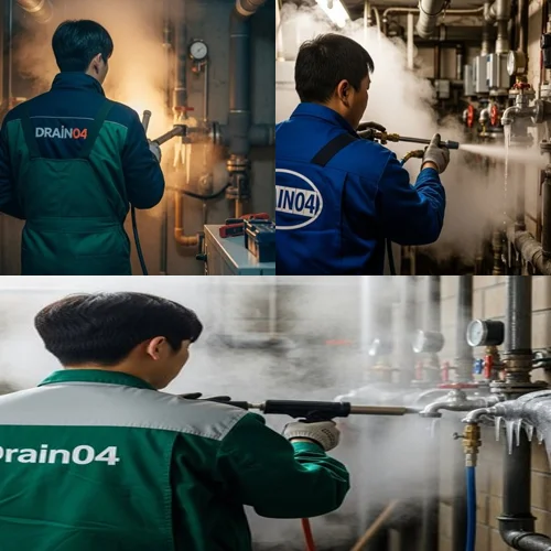 해빙 하수도 배관 시공 전문 서비스