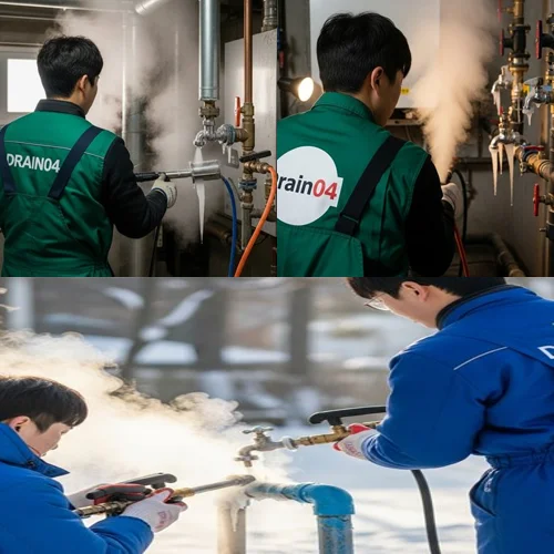 해빙 하수도 배관 시공 전문 서비스