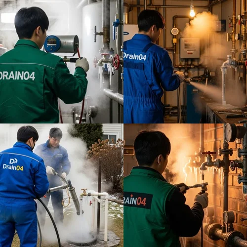 해빙 하수도 배관 시공 전문 서비스