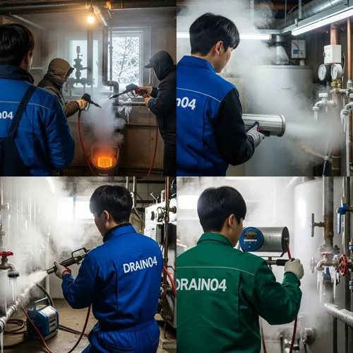 하수구 녹임 기술로 동파 방지 혁신