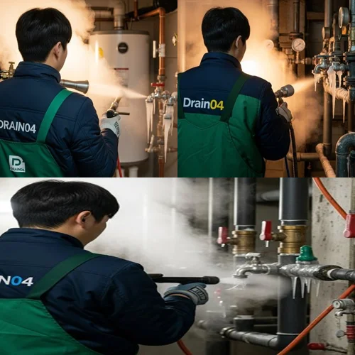 해빙 수도에서 시원한 녹임을 느끼며