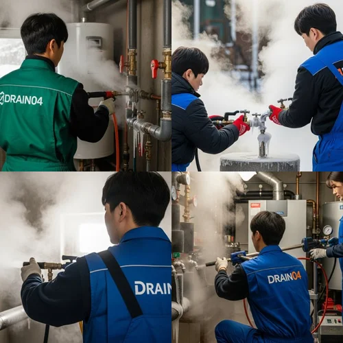 수돗물 녹임 사고 발생 시 빠르게 책임 업체를 할당해야 함