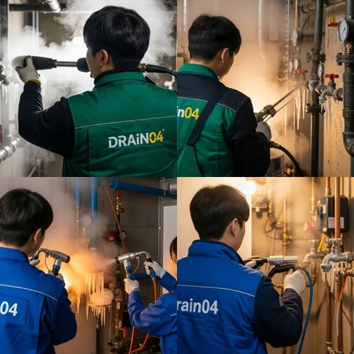 수돗물 녹임 사고 발생 시 빠르게 책임 업체를 할당해야 함