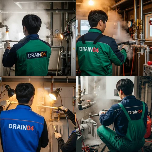 수동면 언 수도 녹임 해빙 업체 꽁꽁 언 배관 확실하게 녹여