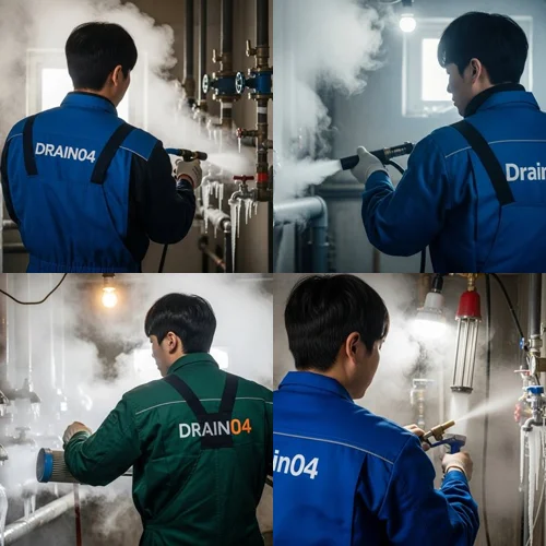 도농동 해빙 하수도 배관 업체 겨울에도 시원한 물줄기