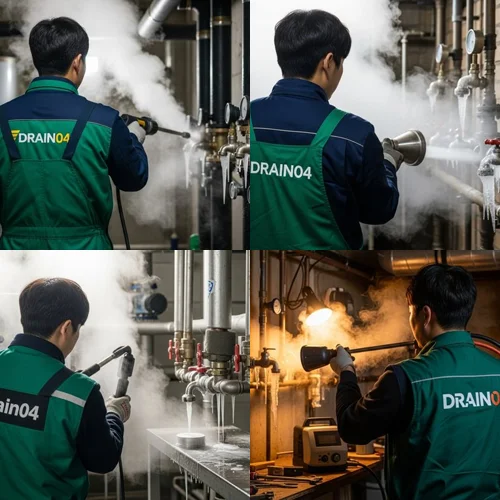 남양주시 하수구 해빙 얼었을때 하수구 막힘 동파 해결사