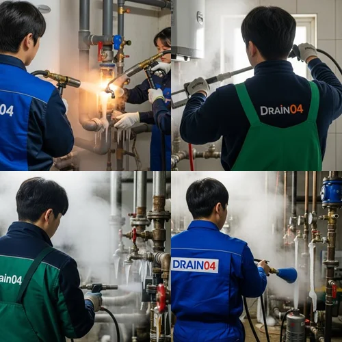 남양주시 하수구 해빙 얼었을때 하수구 막힘 동파 해결사