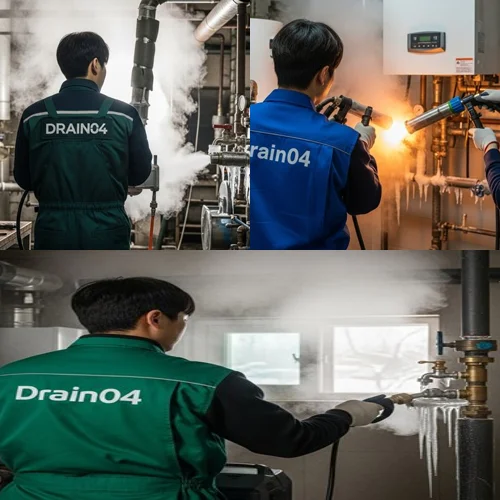 삼패동 수도 동파 녹임 해빙 배관 속까지 시원하게 해빙