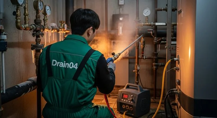 오남읍 수도관 동파 하수구 녹임으로 쾌적한 환경을