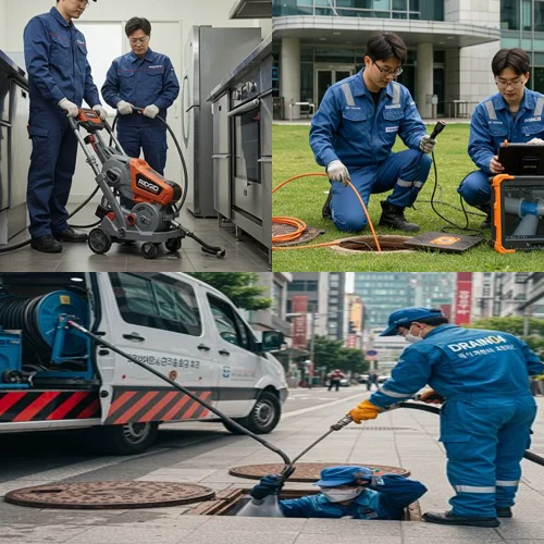 남양주 호평동 싱크대막힘 역류 평내동... 냄새 때문에 두통이