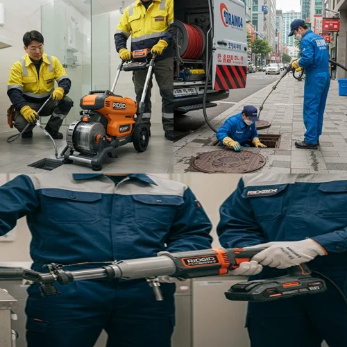 퇴계원면 하수구 뚫음 하수도, 아파트 상가 기름때 제거 완료 후기!