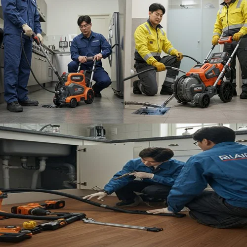 다산신도시 상가 기름때 제거 전문! 남양주 지금동 싱크대 막힘 배수구