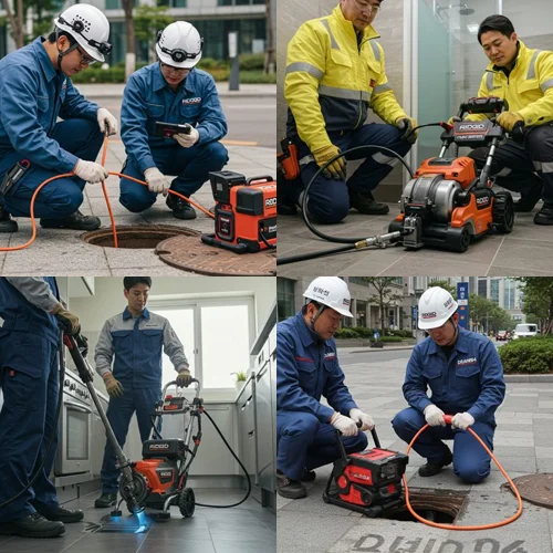 조안면 싱크대 막힘 배수구, 북한강변 식당 주방 말끔히 뚫었어요