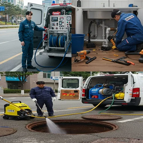 오남읍 변기 막힘 수리, 진접지구 아파트 1층 화장실 역류 해결 후기