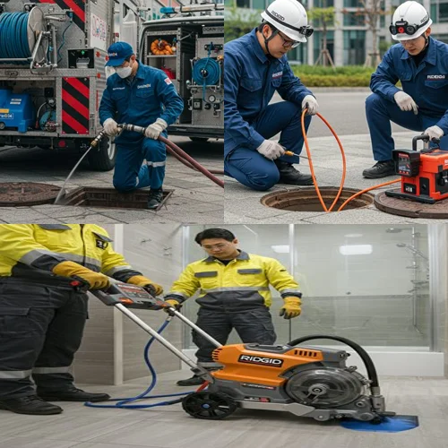 퇴계원면 변기 막힘 수리 아파트 상가 화장실 기름때 제거 완료
