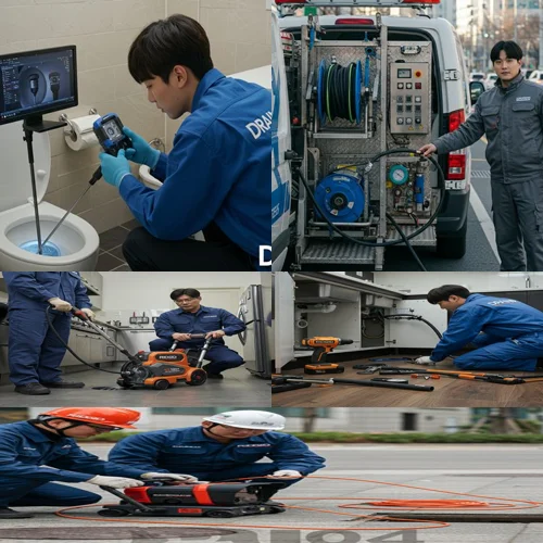 퇴계원면 변기 막힘 수리 아파트 상가 화장실 기름때 제거 완료