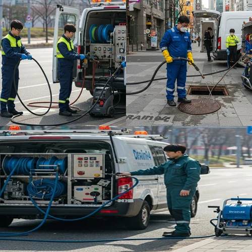 다산신도시 상가 기름때 제거 완료 남양주 지금동 하수구 뚫음 하수도