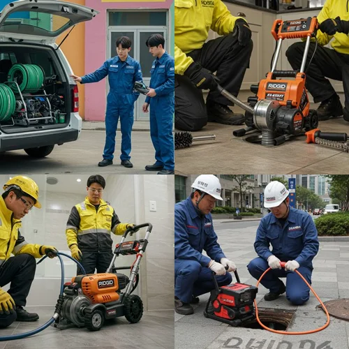 삼패동 변기 막힘 수리 아울렛 근처 식당 화장실 기름때 제거 전문